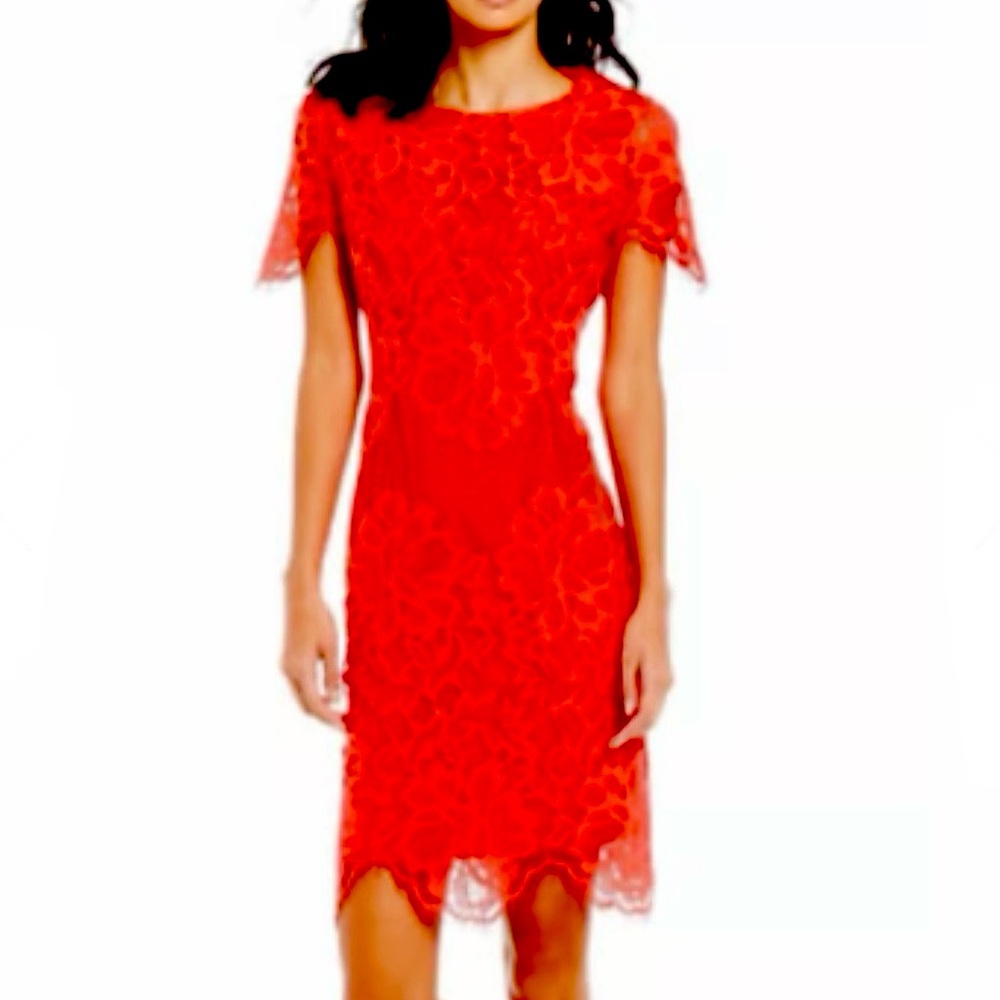 Preston & York Red Lace Dress